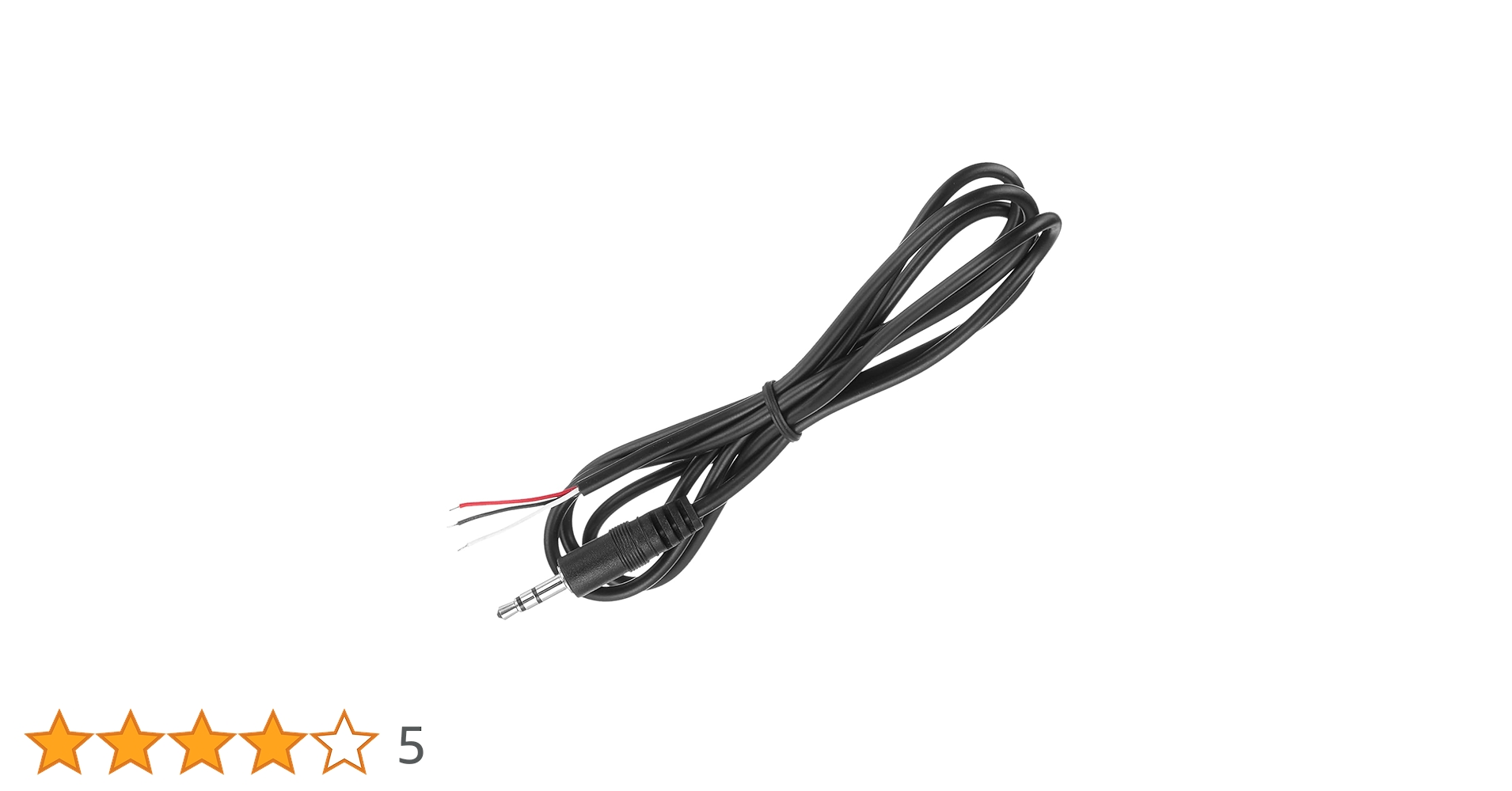 Amazon | uxcell 3.5mm オーディオケーブル 裸線延長ケーブル TRS 3 極